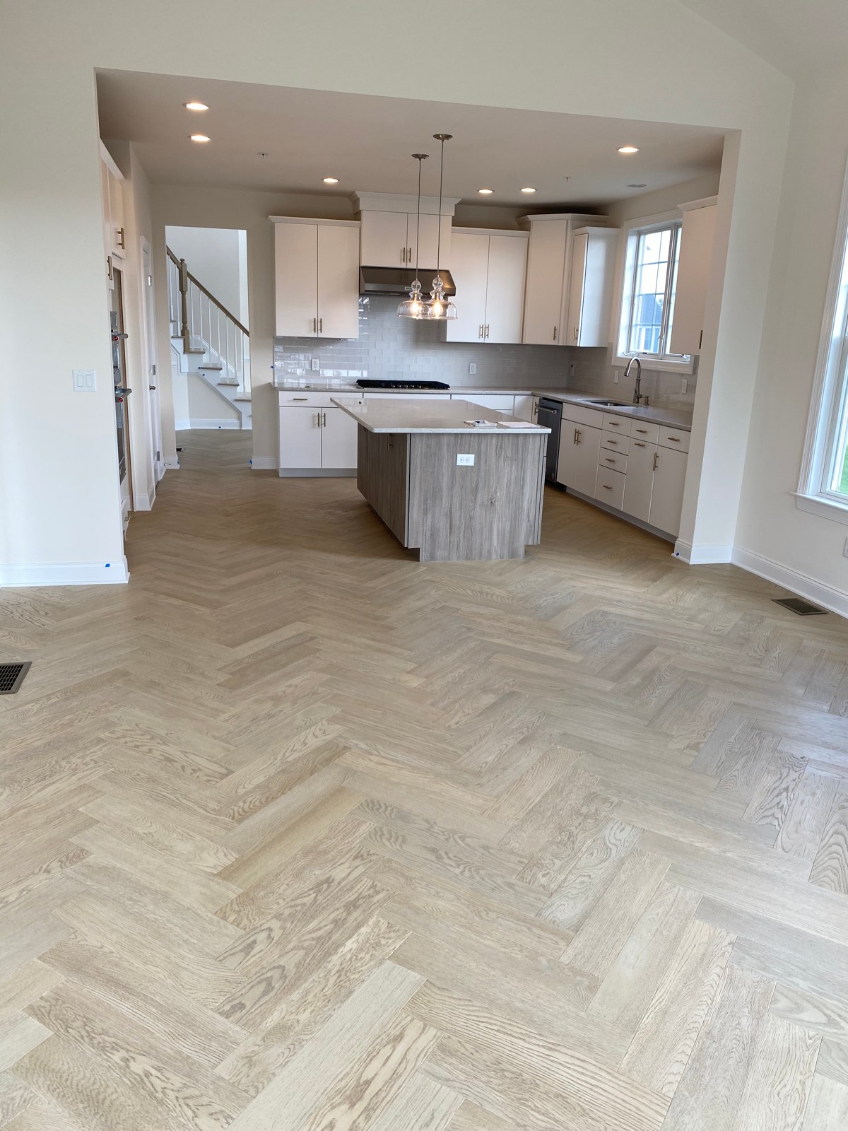 Herringbone Flooring · Kitchen